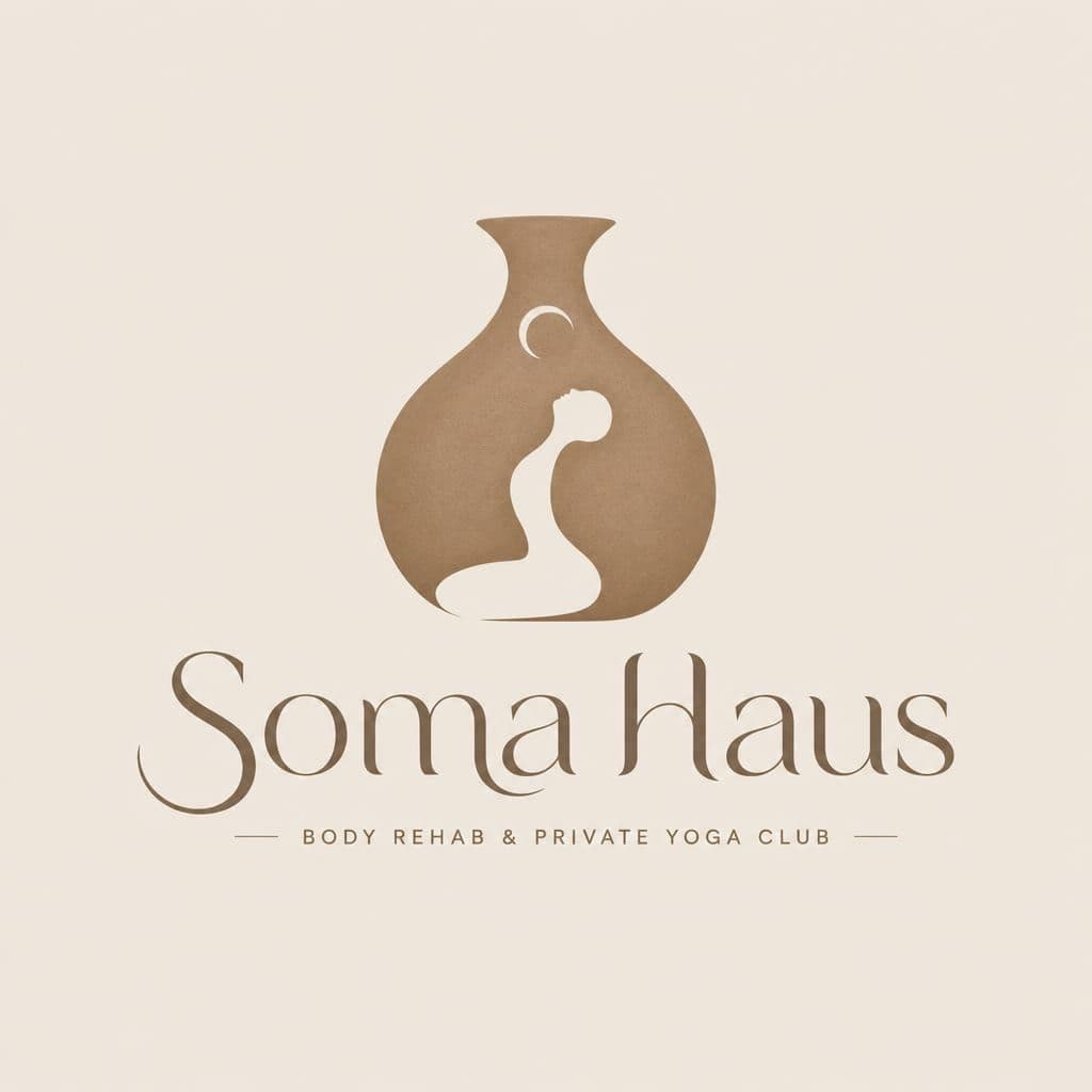 Soma Haus 로고 — 요가 재활 스튜디오 심볼